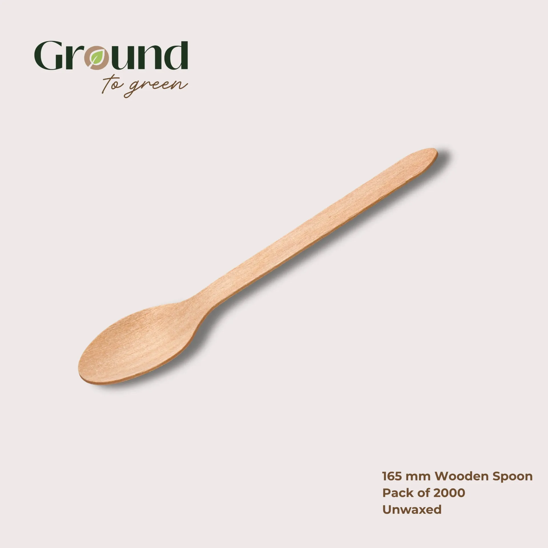 Wooden Spoon 165mm (Pack of 2000)