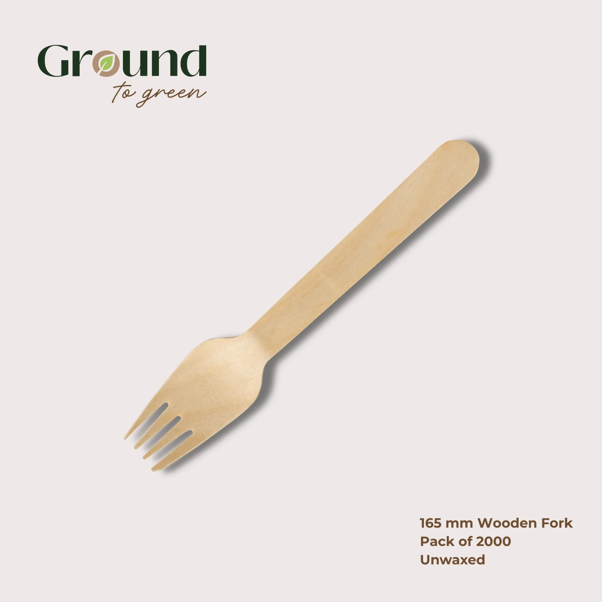 Wooden Fork 165mm (Pack of 2000)